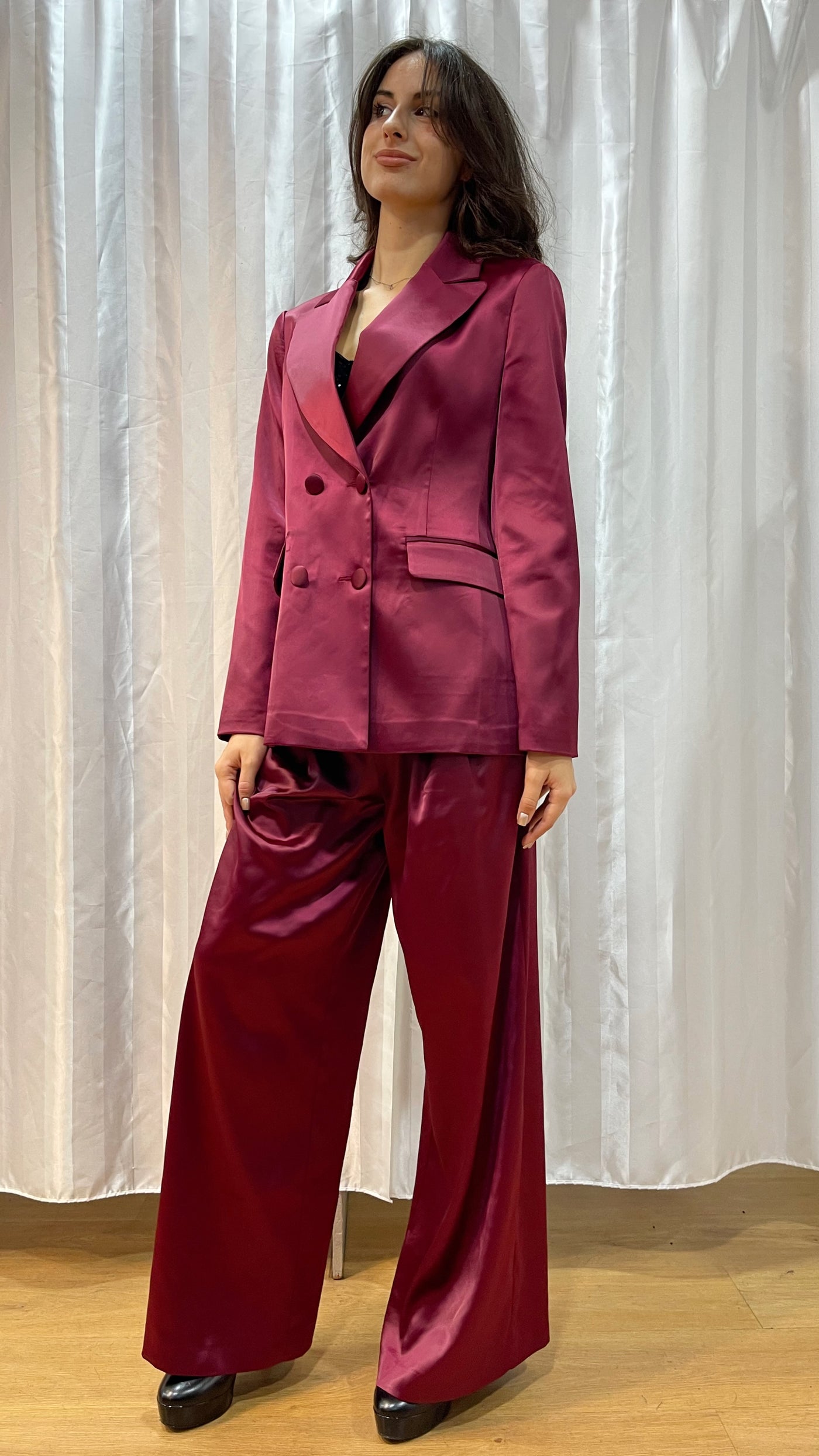 Tailleur in raso