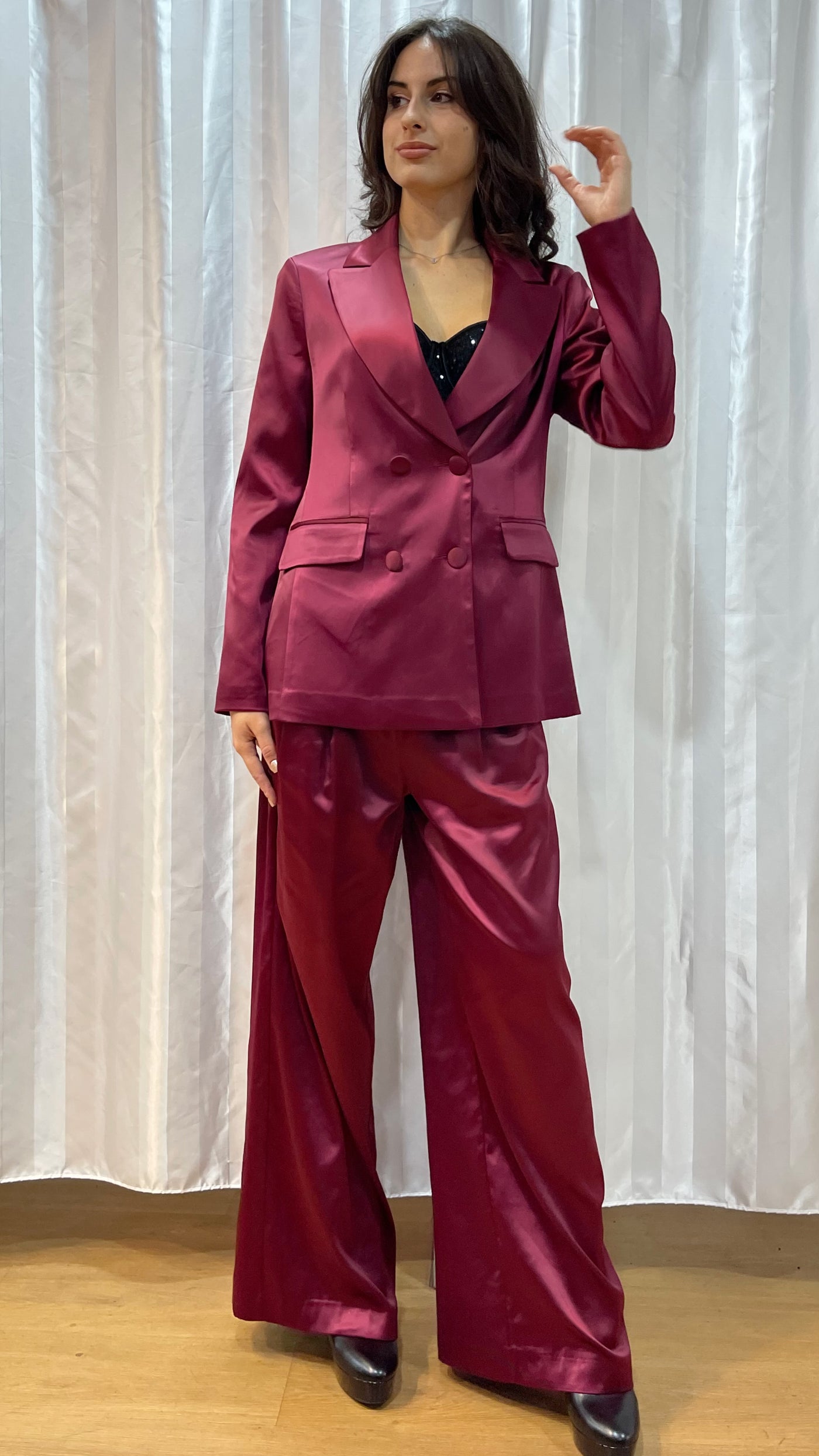Tailleur in raso