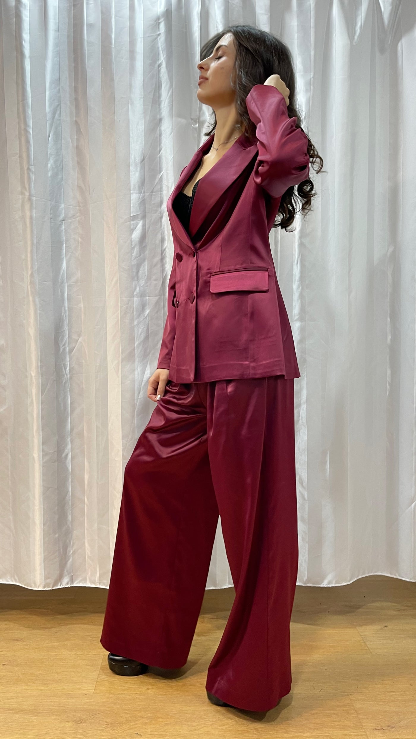 Tailleur in raso
